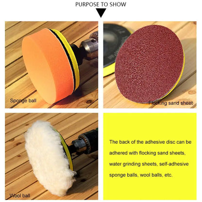 Car Polishing Waxing Pad Car Detailing Sandpaper Abrasive Polisher Drill Adapter Angle Grinder Grinding Wheel Car Repair Tool [CAR] [DTL]