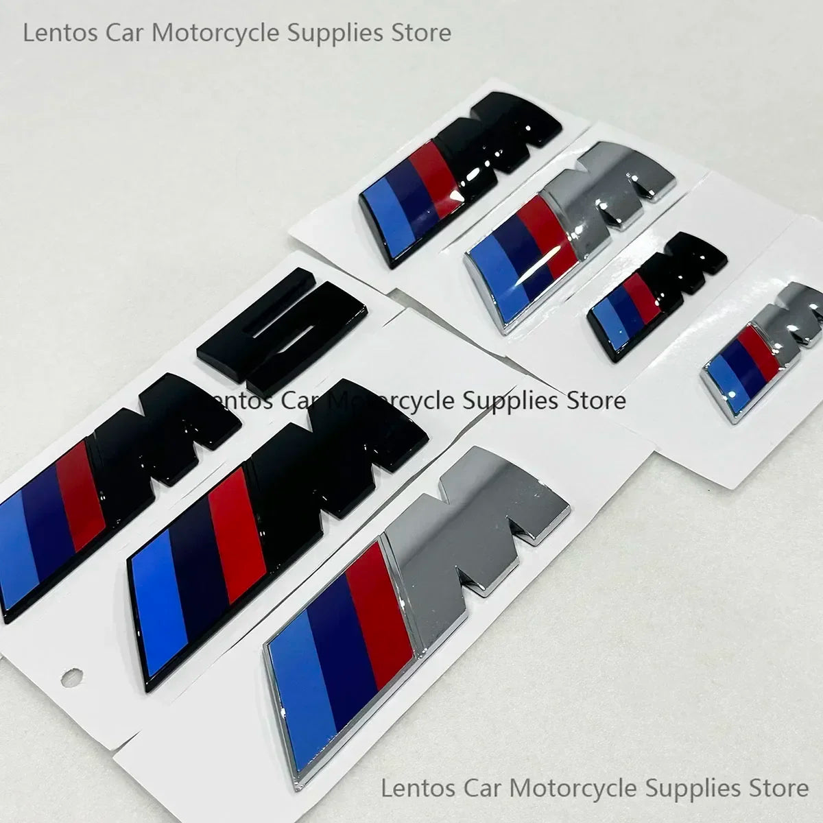 Bmw Car 3D ABS Trunk Letters Logo Badge Bmw Sticker NEW 5 Series 525li 530li 540i M Logo Car Displacement Sticker Decor [BDK]