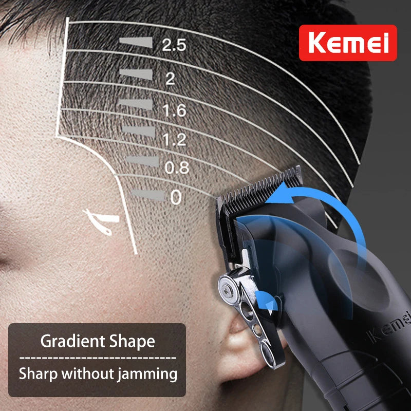 Kemei KM-2296 KM-2299 KM-1102 Hair Clipper Kit Men's Electric Shaver Hair Trimmer Machine Professional Hair Cutting Machine [HAI]