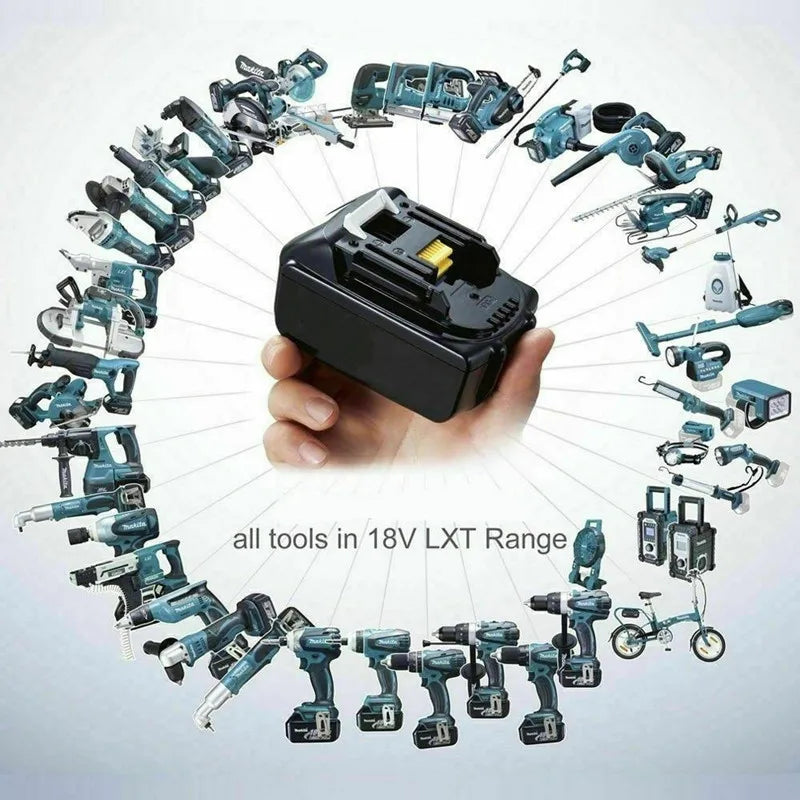 Original BL1860 Rechargeable Battery 6.0Ah Lithium ion Battery for Makita 18v BL1840 BL1850 BL1830 BL LXT Power Tool Battery [BAT]