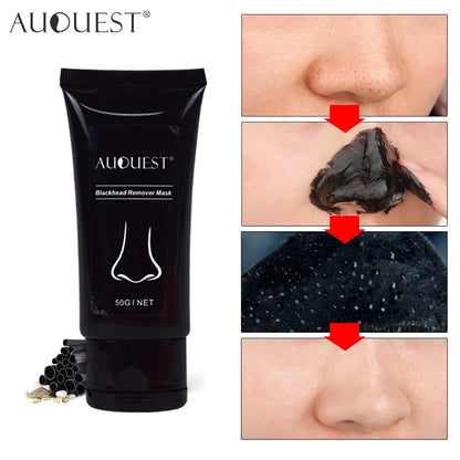 AUQUEST Blackhead Remover Face Mask Oil-Control Nose Black Dots Mask Acne Deep Cleansing Beauty Cosmetics for Women Skin Care [SKC]