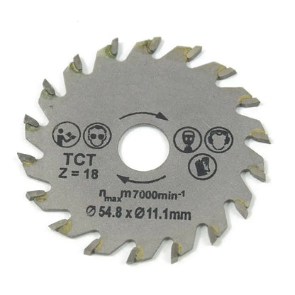 XCAN Out Diameter 54.8mm Mini Circular Saw Blade Wood Cutting Disc,Diamond Saw Blade for Wood Metal Plastic Ceramic Cutting  [PTO]