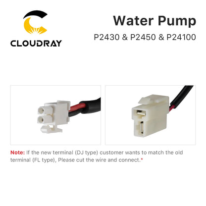 Cloudray Water Pump P2430 P2450 P24100 for S&A Industrial Chiller CW-3000 TG(DG) CW-5000 DG(TG) CW-5200 TH(DH) [PUM]