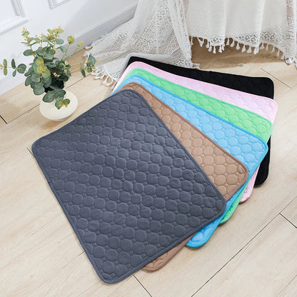 Reusable Dog Pee Pad Blanket Absorbent Diaper Washable Puppy Training Pad Pet Bed Urine Mat for Pet Car Seat Cover Pet Supplies [PET]