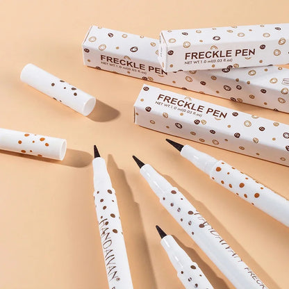 1PC Face Fake Freckles Pen Natural Waterproof Lifelike Fake Freckles Pen for Long Lasting Look Dot Spot Pen Makep Tool Cosmetic [CSM]