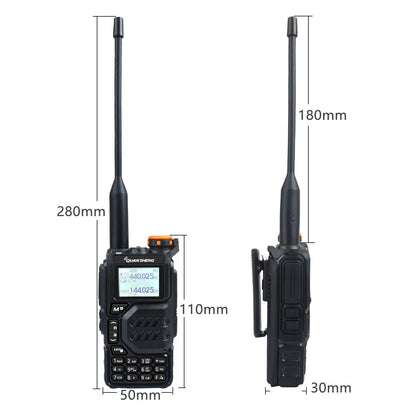 50-600MHz RX Walkie Talkie UV-K5 Quansheng VHFUHF 136-174MHz 400-470MHz RX TX Both DTMF VOX FM Air Band Wireless Freq Copy Radio [TEL]