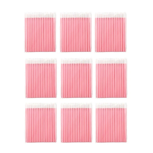 500-2000Pcs Pink Disposable Lip Brush Full Size Lipsticks Lipbrush Mascara Applicator Lipstick Wands Set Cosmetic Makeup Tool [CSM]