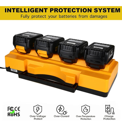 DCB102 DCB104 Battery Charger For Dewalt 12-20V Lithium-ion Battery DCB206 DCB205 DCB204 DCB203 DCB201 DCB120 DCB118 DCB105 [BAT]