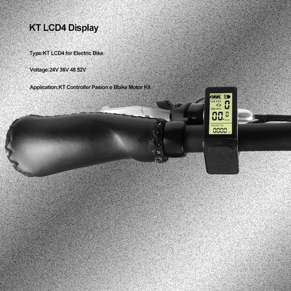 Electric Bicycle KT LCD Display LCD3 LCD4 LCD8H  24V/36V/48V/52V  Waterproof SM Plug For Kunteng Ebike Display [SPT]