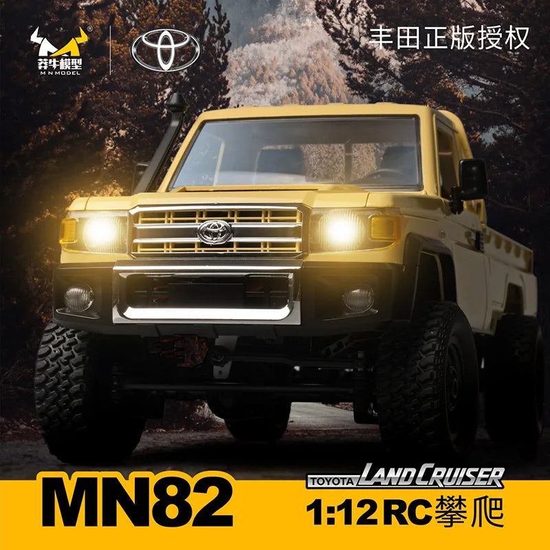 MN82 1:12 Full Scale MN Model RTR Version RC Car 2.4G 4WD 280 Motor Proportional Off-Road RC Remote Control Car For Boys Gifts [TOYS]