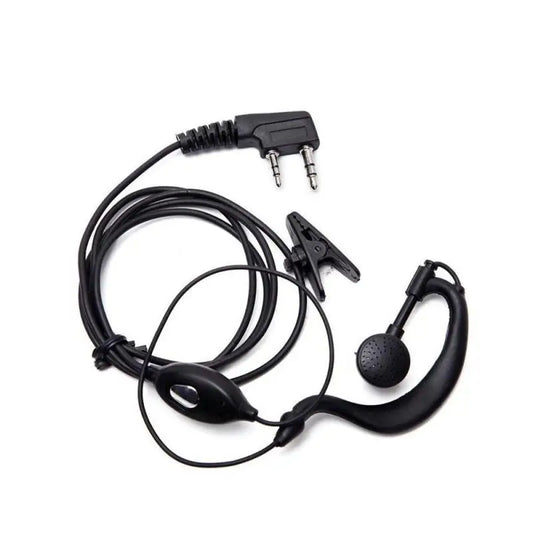 2 Pin Walkie-Talkie Headset Wired Two Way Ham Radio Earpiece Earphone For Baofeng BF-888S UV5R Walkie Talkie 992 Earwear [TEL]