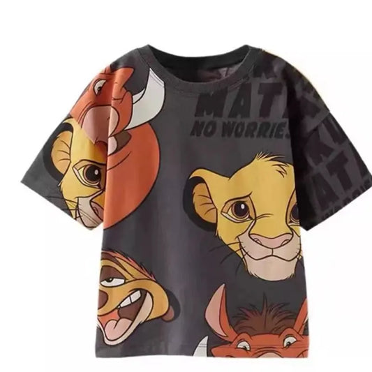 2023 Summer New Children's Clothing Baby Girls Short Sleeve Basic Tops Cartoon T Shirt For Kids Boy [TSH]