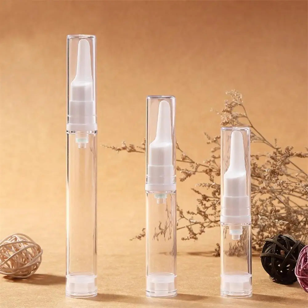 5/10/15ml Vacuum Bottle Press Liquid Foundation Lotion Eye Cream Empty Refillable Bottle Cosmetic Container Portable Makeup Tool [CSM]