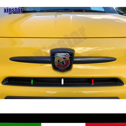 Italy Italian Car Flag Sticker Decal Stripes For Fiat 595 Abarth Auto Accessories [CAR]