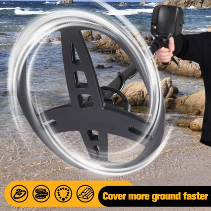 TX-850 Metal Detector Underground Professional Depth 2.5m Scanner Search Finder Gold Detector Treasure Hunter Pinpointer 11inch [MTL]