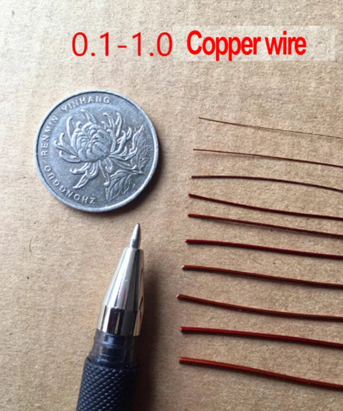 Coil Copper Wire0.1mm 0.2mm 0.3mm 0.4mm 0.5mm 0.6mm 0.7mm 0.8mm 1.20mmCable Copper Wire Magnet Wire Enameled Copper Winding Wire [MAG]