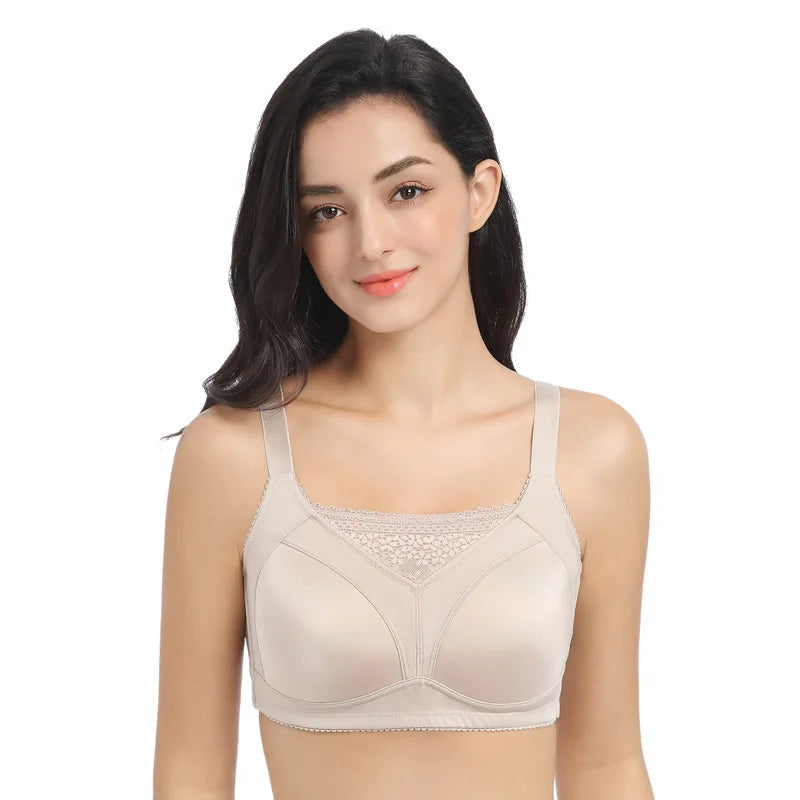 Mastectomy Bra for Women After Breast Surgery Pocket Bra Push-Up Underwear for Silicone Breast Prosthesis Breast Cancer [GRM] [UND]