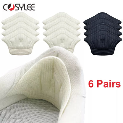 6pair/12pcs Insoles Heel Pads Lightweight For Sport Shoes Adjustable Size  Back Sticker Antiwear Feet Pad Cushion Insole Heel [SHO]