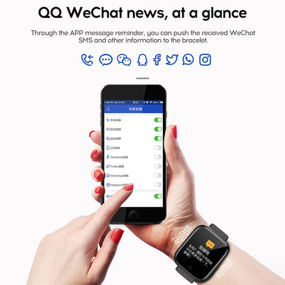 D20 Smart Watch Women Men Waterproof Bluetooth Heart Rate Fitness Tracker Y68 Smart Bracelet Sports Smartwatch for IOS Android [SWH]