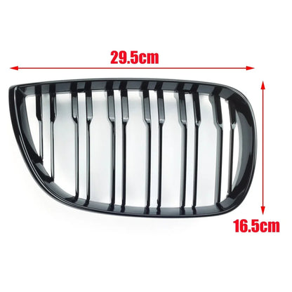 Pair Car Front Kidney Grille For BMW E81 E87 2004-2007 M SPORT Pre-facelift Racing Grills Grilles Auto ABS Grill Accessories [BDK]