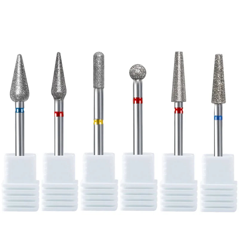 1Pc Diamond Nail Drill Bit Milling Cutter For Cuticle Clean Gel Overflow Removal Manicure Pedicure Tool [TPT]