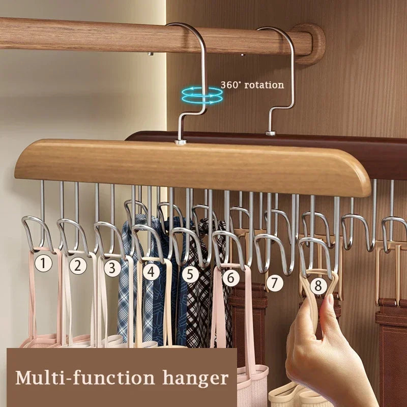 1/6pcs Women Storage Bra Hanger Multifunctional Belt Hanger Sturdy & Durable Tie Belt Case For Beanie Scarfs Bra Closet Supplies [UND]