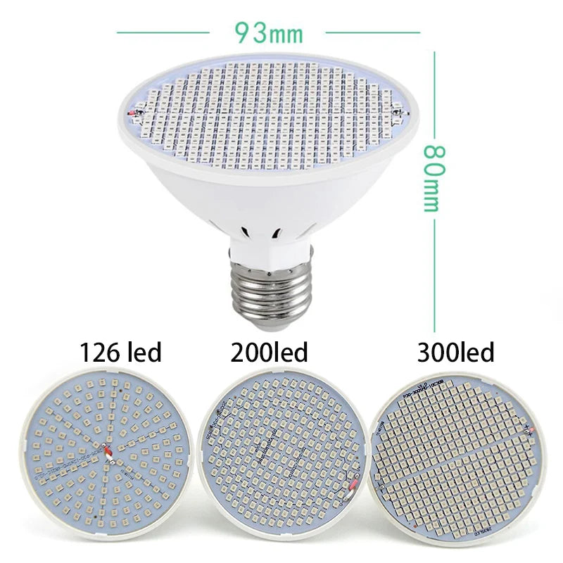 LED Plant Grow light full spectrum Flower growing sunlight phyto lamp bulb for indoor phyto lamp Hydro grow box tent lighting [GAR]