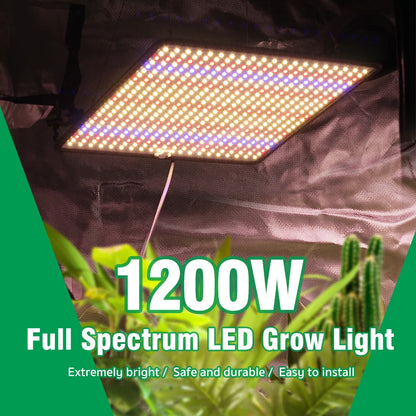 LED Grow Light Full Spectrum Phyto Lamp AC85-240V 40W  For Indoor Grow Tent Plants Growth Light [GAR]