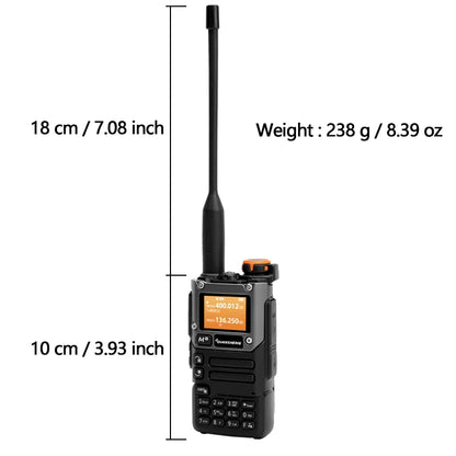 Quansheng Receiver UV K5 (8) Walkie Talkie Portable Am Fm Two Way Radio Commutator Station Amateur Ham Wireless Set Long Range [TEL]