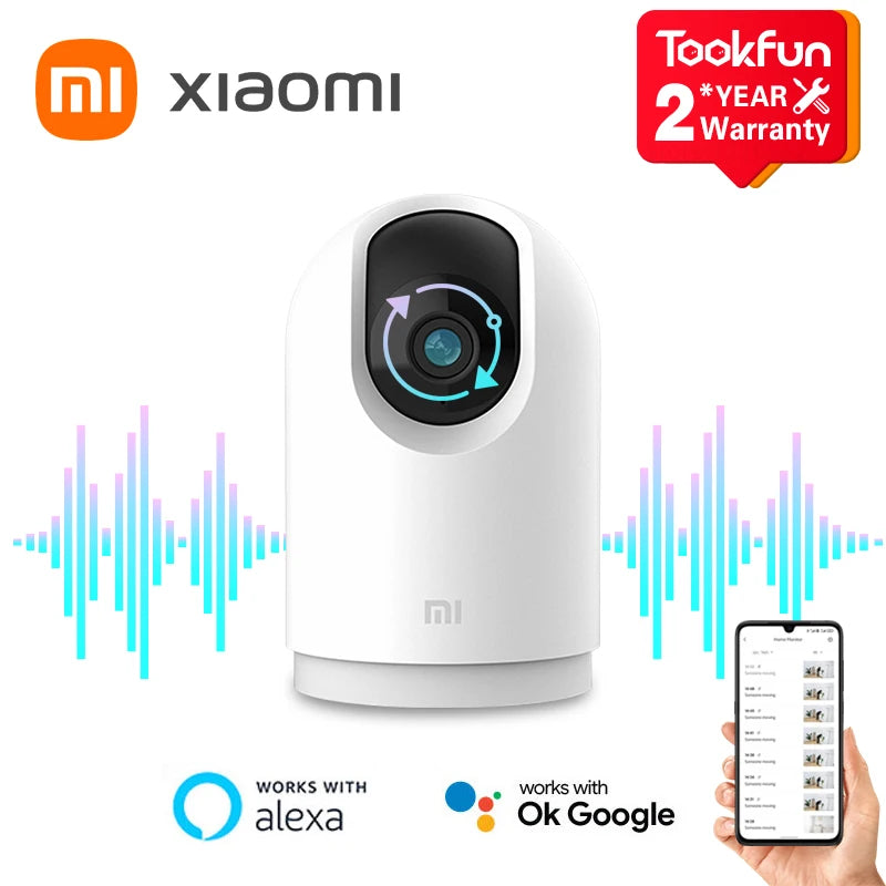 Global Version Xiaomi Mi 360° Home Security Camera 2K Pro WiFi IP Monitoring Infrared Night Vision Voice Intercom AI Alarm Mijia [SEC]