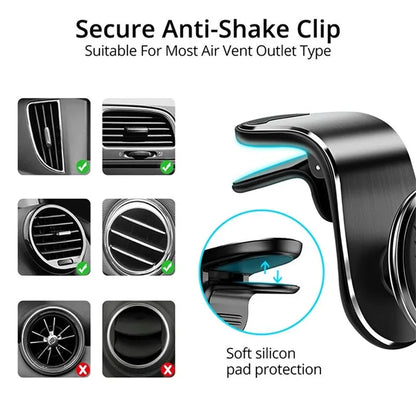 Magnetic Car Phone Holder Stand Air Vent Magnet Car Mount GPS Smartphone Mobile Support In Car Bracket for iPhone Samsung Xiaomi [PHH]