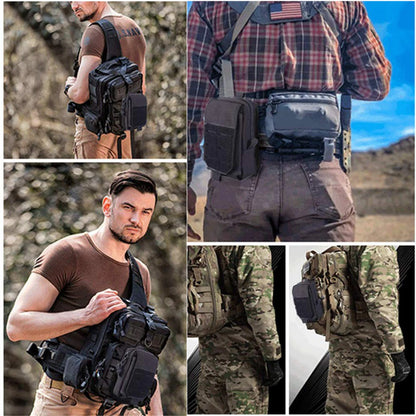 Tactical Molle Pouch Military Waist Bag Outdoor Men EDC Tool Bag Utility Gadget Organizer Vest Pack Purse Mobile Phone Case [PHC]