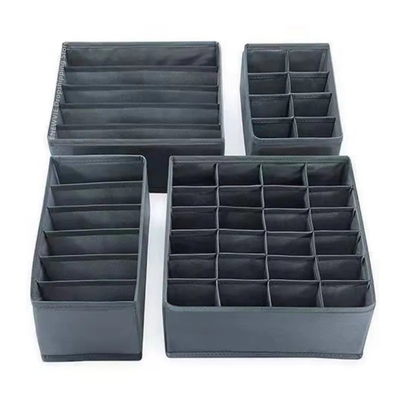 Socks Organizer Underwear Bra Storage Box Cabinet Drawer Organizer For Clothes Ties Wardrobe Clothes Organizer Cabinet Separator [SOX]