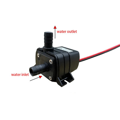 4.8W 5.8W 240L/H Silent Fish Tank Pump DC 12V 24V Solar Brushless Motor Pool Circulating Submersible Pump Water Pump [PUM]