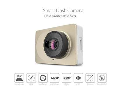 for YI Smart Dash Cam For Car ADAS 2.7 Screen Full HD 1080P Dash Cam with Night Vision ADAS English International Version [CAR]