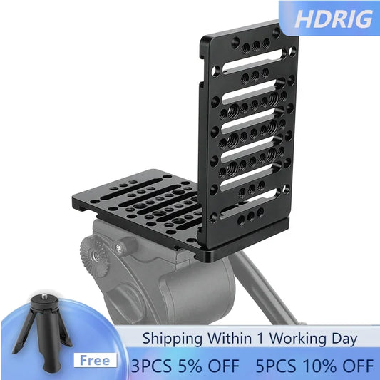 HDRIG Plate Camera Cheese Easy Plate Multi-Purpose Baseplate For Sony Canon Universal DSLR Cameras Video Rig [PHO]