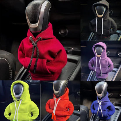 Gear Shift Hoodie Cover Shift Cover Gear Handle Decoration Fits Manual Automatic Universal Car Shift Lever Interior Decor [CAR]