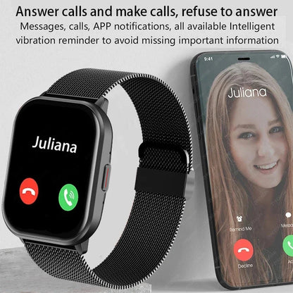 New Smart Watch Men Women Heart Rate Blood Pressure 100+ Sports Modes Fitness Tracker Bluetooth Call Smartwatch Man For Xiaomi [SWH]