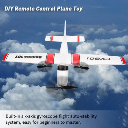 FX801 RC Plane EPP Foam Glider Airplane Gyro 2.4G 2CH RTF Remote Control Wingspan Aircraft Funny Boys Airplanes Interesting Toys [TOYS]