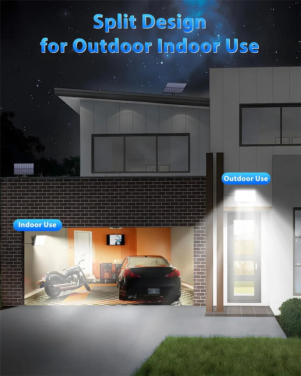 172LED Solar Light Outdoor Waterproof with Motion Sensor Floodlight Remote Control 3 Modes for Patio Garage Backyard [SLG]