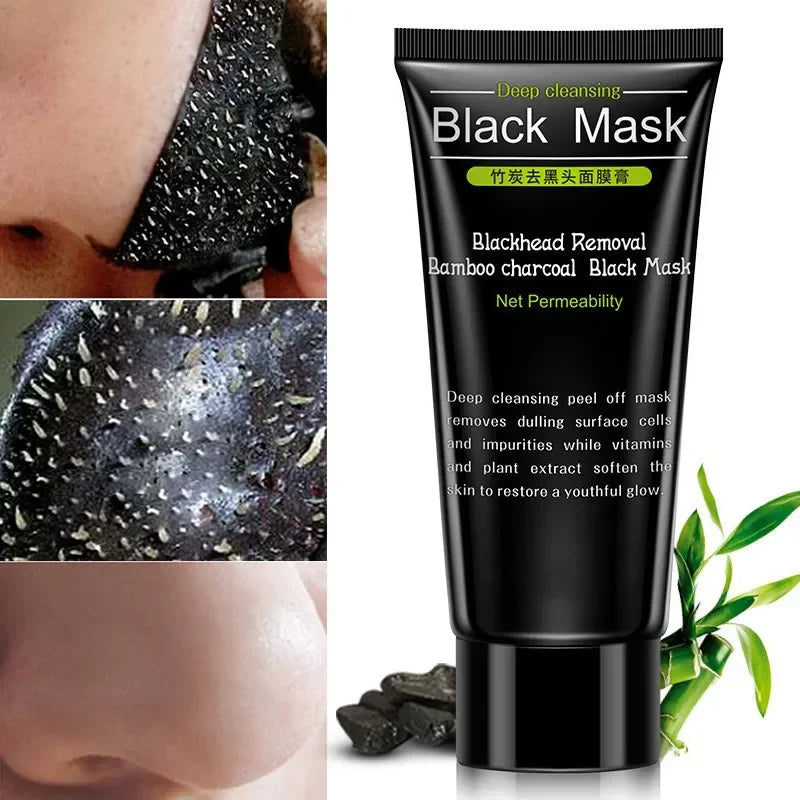 BIOAQUA Blackhead Remover Tearing Mask Deep Cleaning Skin Care Peel Off Masks Oil Control Deep Purifying Charcoal Black Mud Mask [SKC]