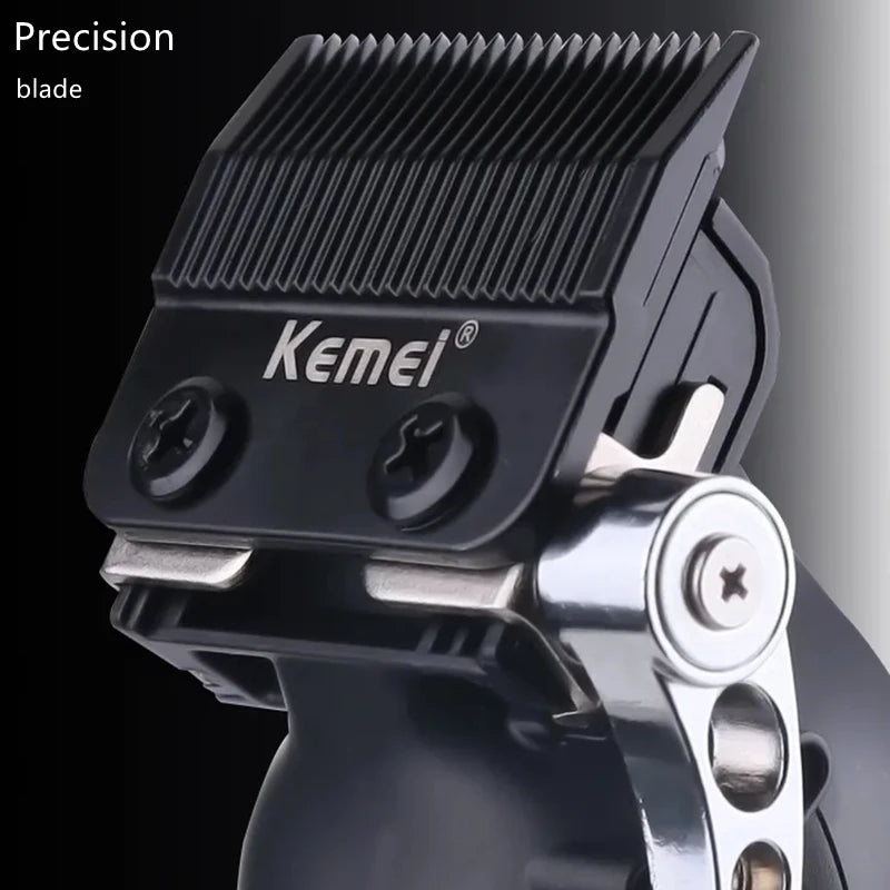 Kemei Professional Hair Clipper For Men Adjustable Beard Electric Hair Trimmer Rechargeable Hair Cutting Machine Barber tool [HAI]