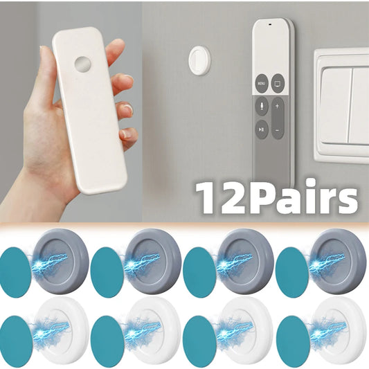 Magnetic Hooks Wall Mount Strong Magnet Remote Control Invisible Holder Keys Fridge Sticker Storage Hooks Home Organizer Hooks [MAG]