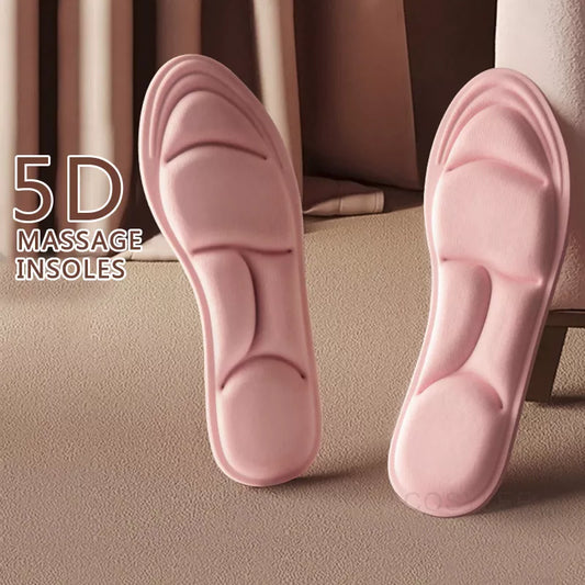 5D Massage Memory Foam Insoles For Shoes Sole Breathable Cushion Sport Running Insoles For Feet Orthopedic Insoles [SHO]