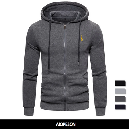 Spring Men's Sweatshirts Streetwear Thick Fleece Hoody Hoodies Men Fashion Brand Cotton Men's Hoodies Coats [MEN]