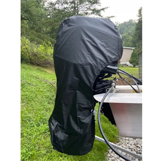 Motor Engine Boat Cover Anti Half Outboard UV Oxford Waterproof Protector Dustproof Air Antigores Yacht Marine 420D 6-225HP [MRN]