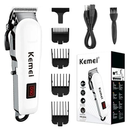 Professional hair clipper cordless hair trimmer beard for men electric hair cutting kit rechargeable haircut machine [HAP]