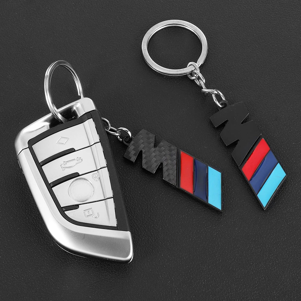 BMW Keychain Metal Emblem Style Keyring Car Motorcycle Accessories Fashion Gift For BMW M Performance M3 M5 M6 Power F10 F13 E30 [BDK]