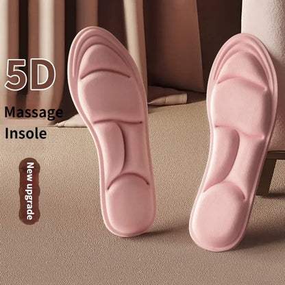 5D Sport Insoles for Shoes Women Men Memory Foam Deodorant Breathable Cushion Running Insoles for Feet Care Orthopedic Insole [SHO]