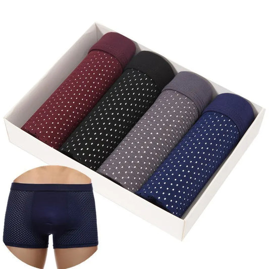 New Underwear Men Boxers Mens Brand Sexy Mens Underwear U Convex boxer short soft Luxury Breathable Belt Shorts Modal [GRM] [UND]